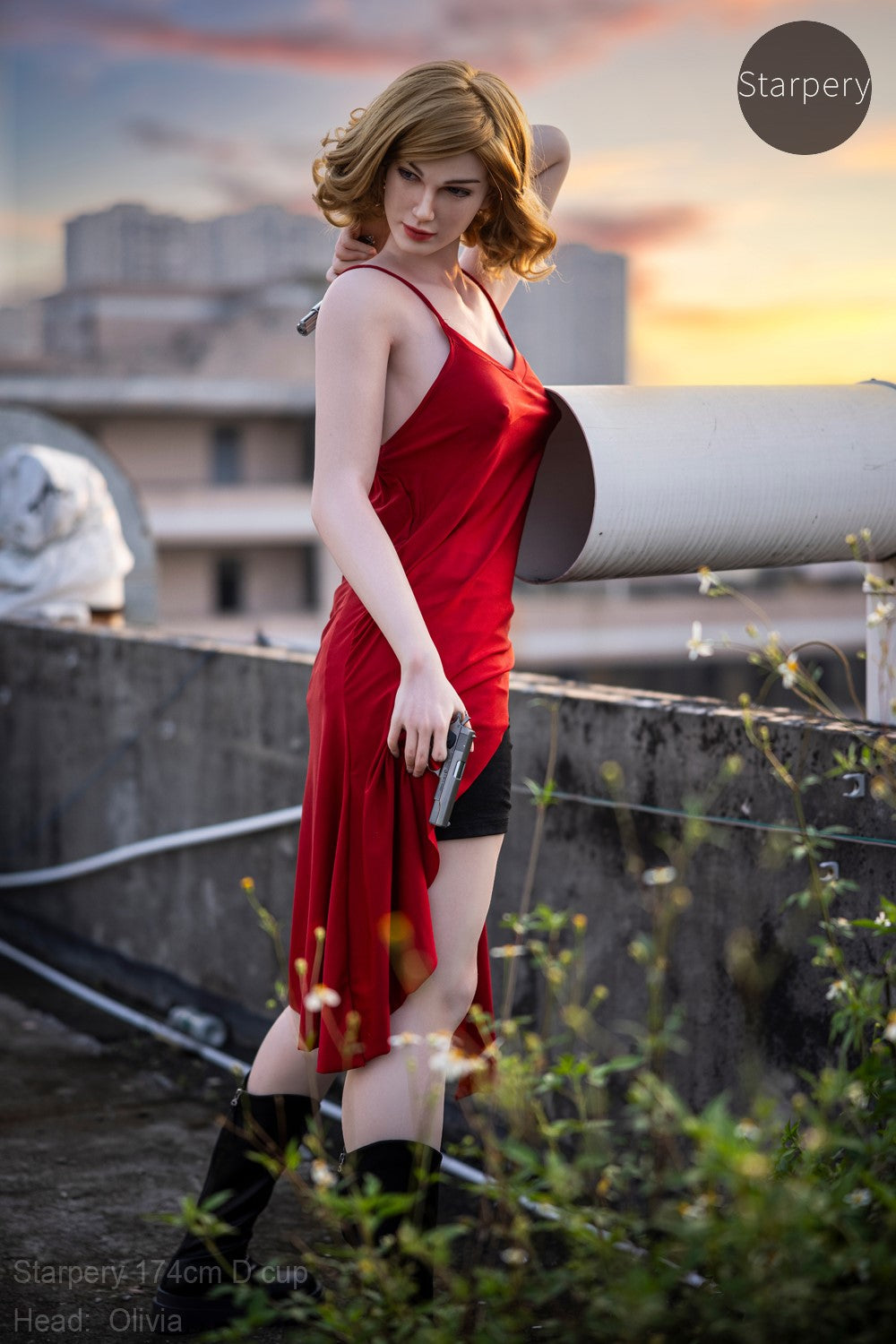 Olivia muñeca sexual (Starpery 174 cm copa D TPE+silicona)