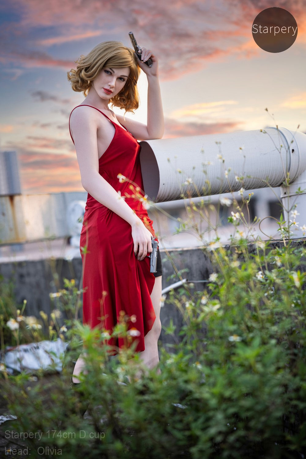 Olivia muñeca sexual (Starpery 174 cm copa D TPE+silicona)