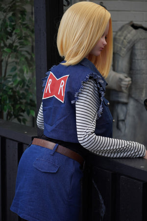 Lazuli Android 18 muñeca sexual (Irokebijin 147cm de silicona F-CUP)