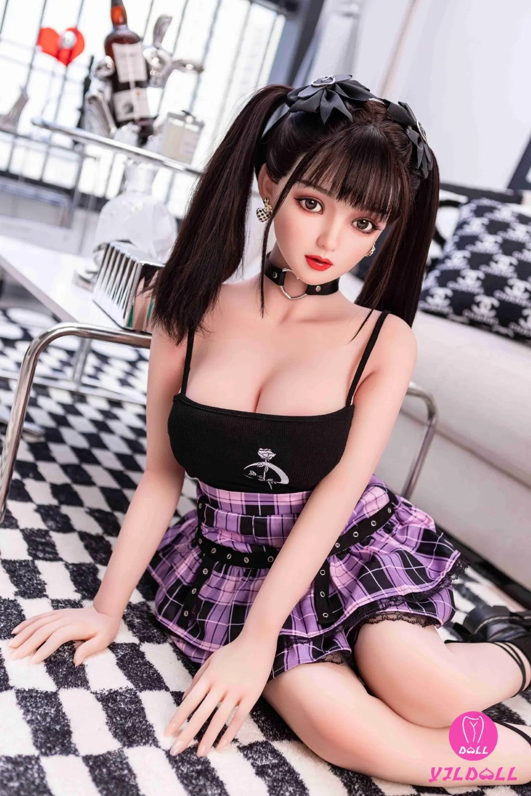 Jaylah muñeca sexual (YJL Doll 148 cm D-CUP #375 TPE+Silicona)