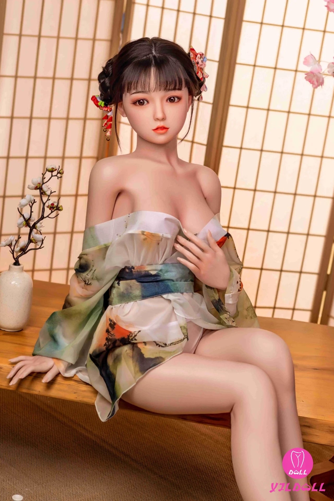Anya muñeca sexual (YJL Doll Copa C de 148 cm #339 TPE+silicona)