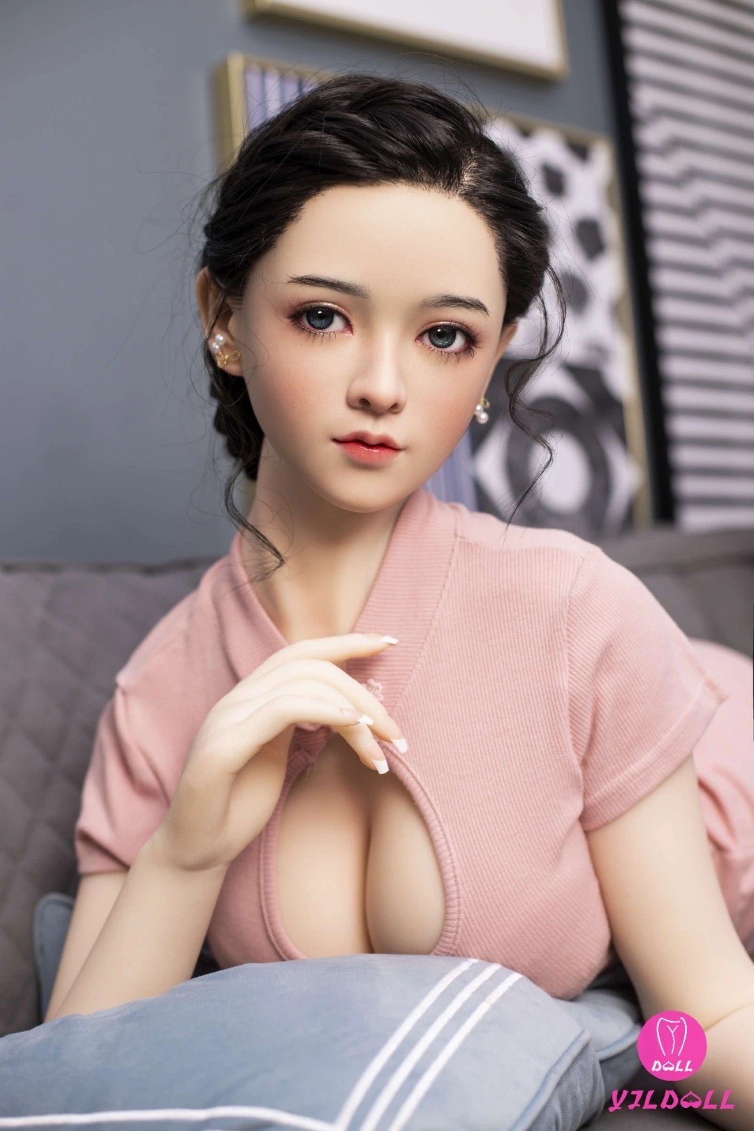 elise muñeca sexual (YJL Doll 148 cm D-Cup #301 TPE+Silicona)