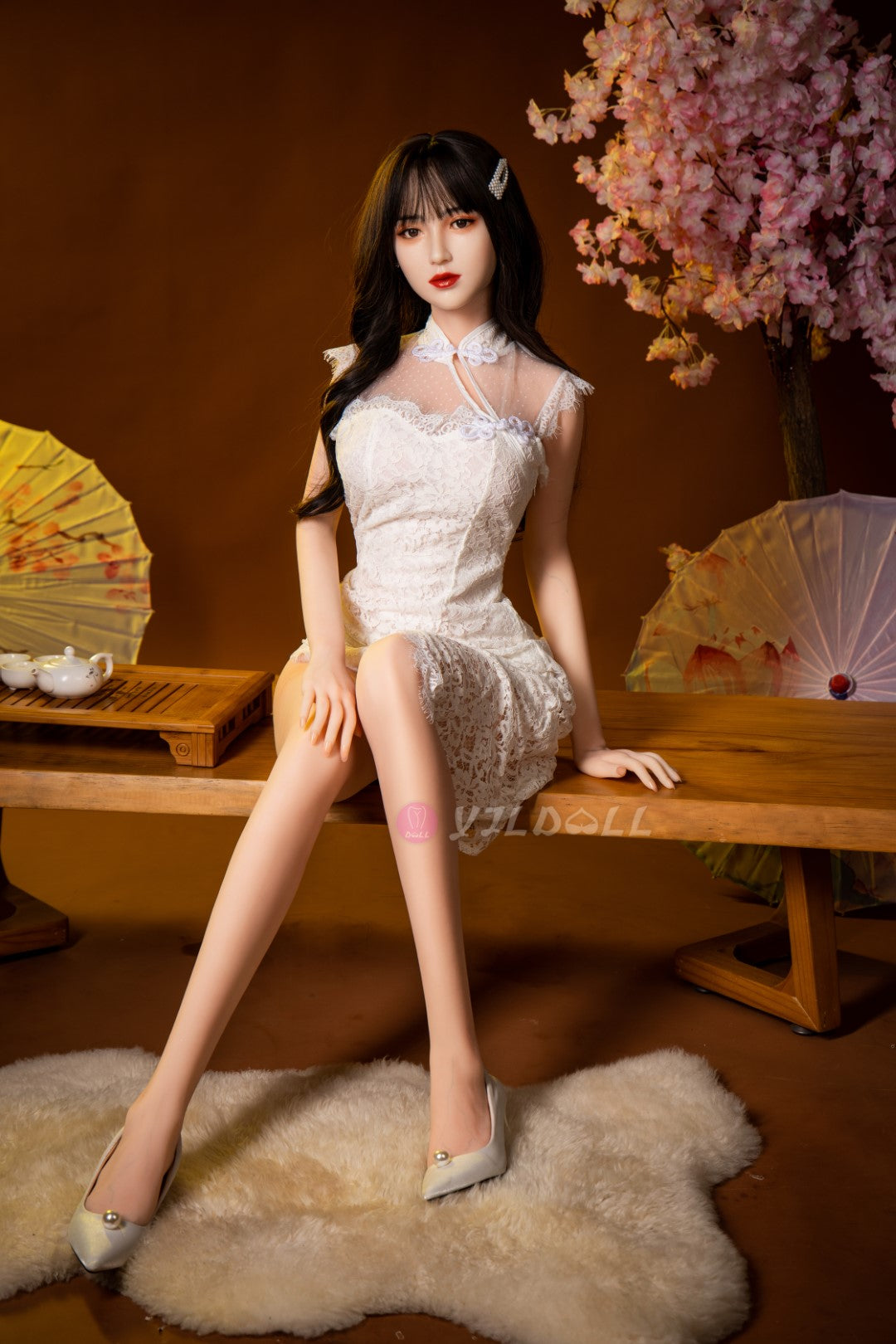 Li-Hua muñeca sexual (YJL Doll 166cm Copa B #826 TPE+Silicona)