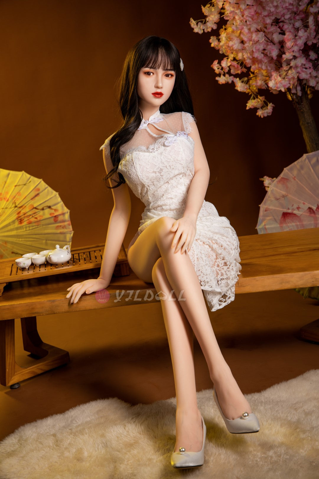 Li-Hua muñeca sexual (YJL Doll 166cm Copa B #826 TPE+Silicona)
