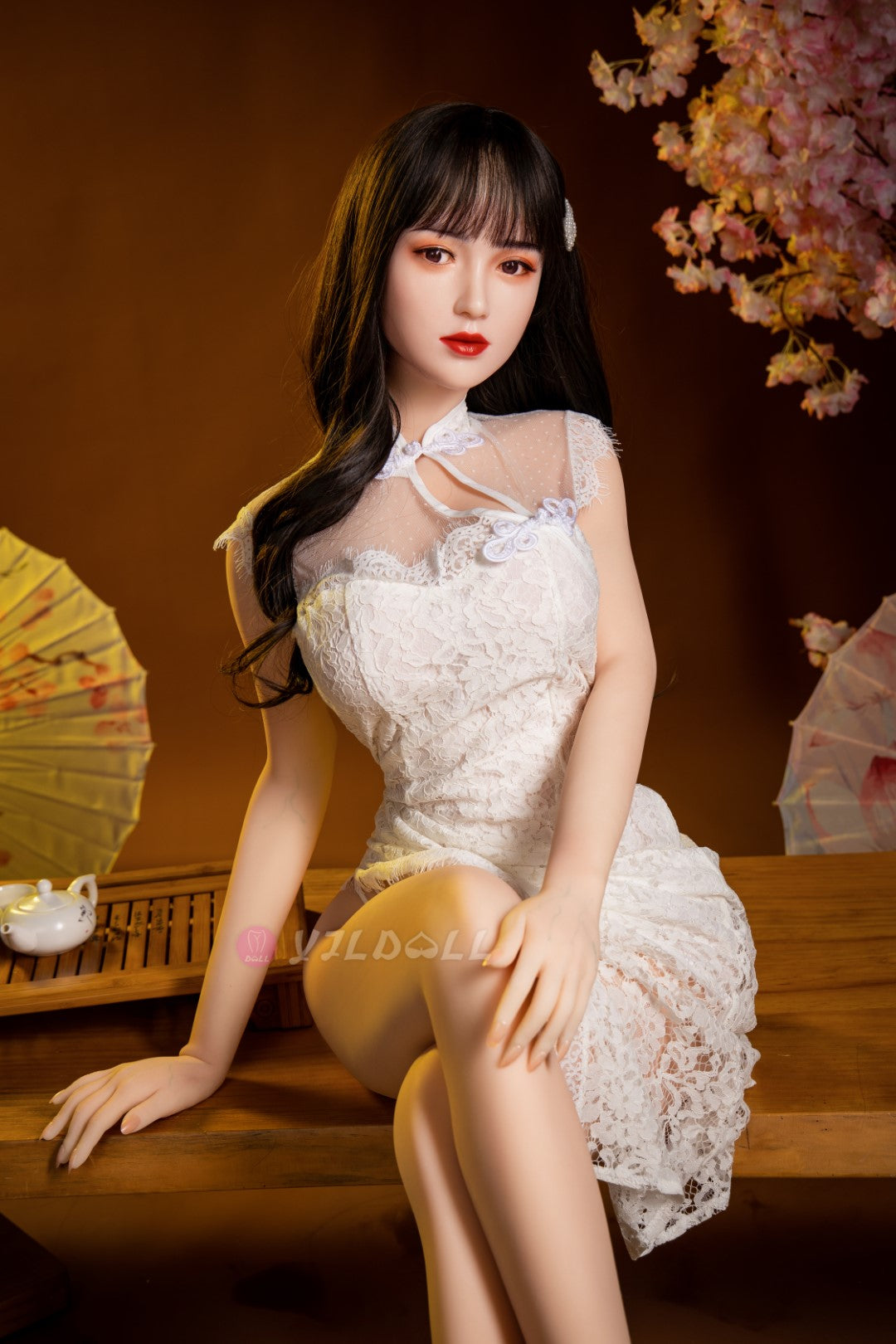 Li-Hua muñeca sexual (YJL Doll 166cm Copa B #826 TPE+Silicona)