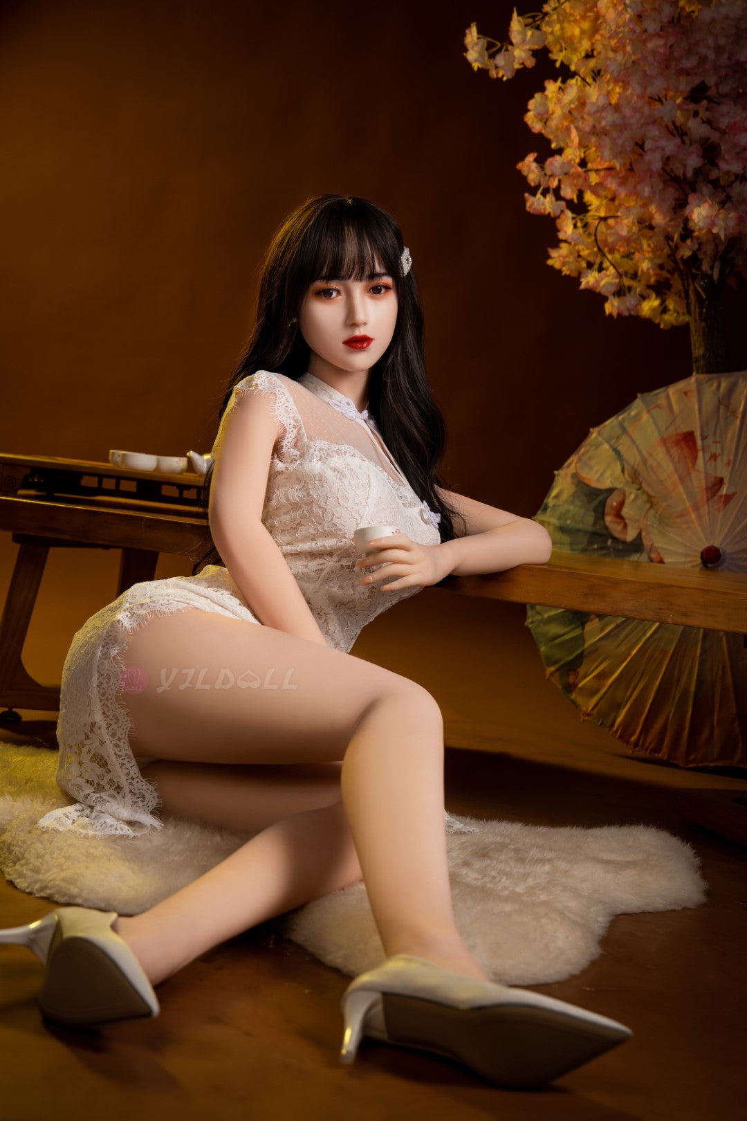 Li-Hua muñeca sexual (YJL Doll 166cm Copa B #826 TPE+Silicona)