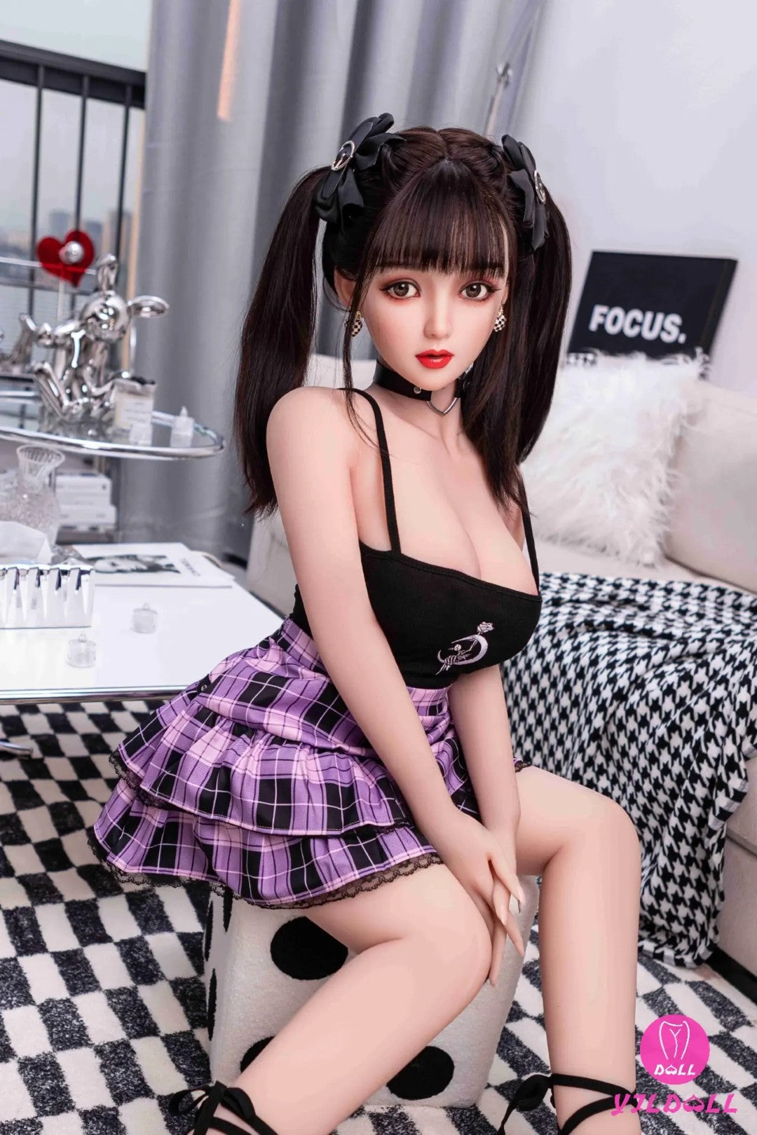 Jaylah muñeca sexual (YJL Doll 148 cm D-CUP #375 TPE+Silicona)