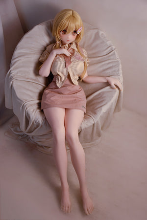 Yokotani Yukiko muñeca sexual (Elsa Babe 140 cm de silicona rad007)