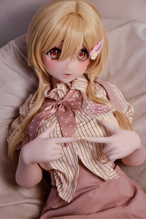 Yokotani Yukiko muñeca sexual (Elsa Babe 140 cm de silicona rad007)