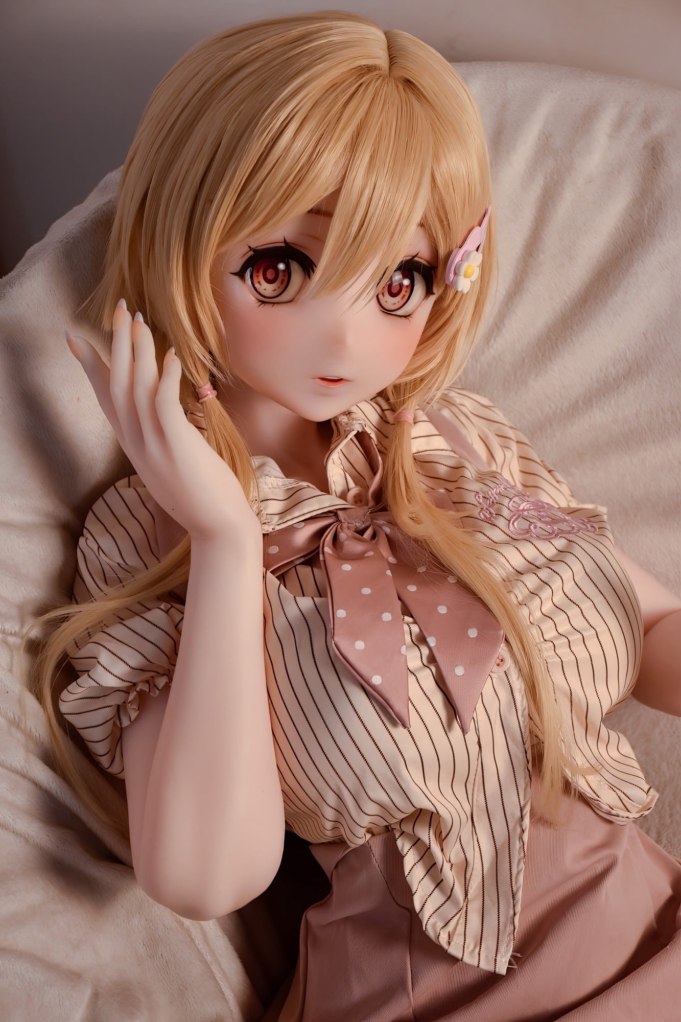 Yokotani Yukiko muñeca sexual (Elsa Babe 140 cm de silicona rad007)