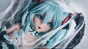 Hatsuna Miku muñeca sexual (Elsa Babe 148 cm RAD014 Silicona)