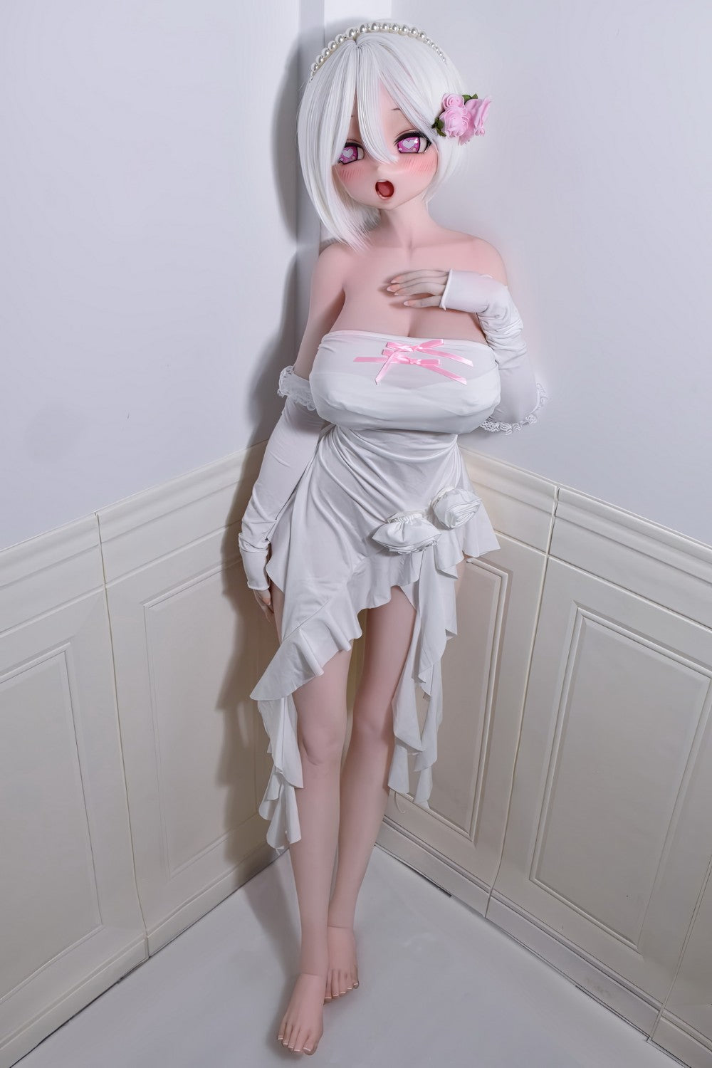 Asaka moeri muñeca sexual (Elsa Babe 148 cm RAD043 Silicona)