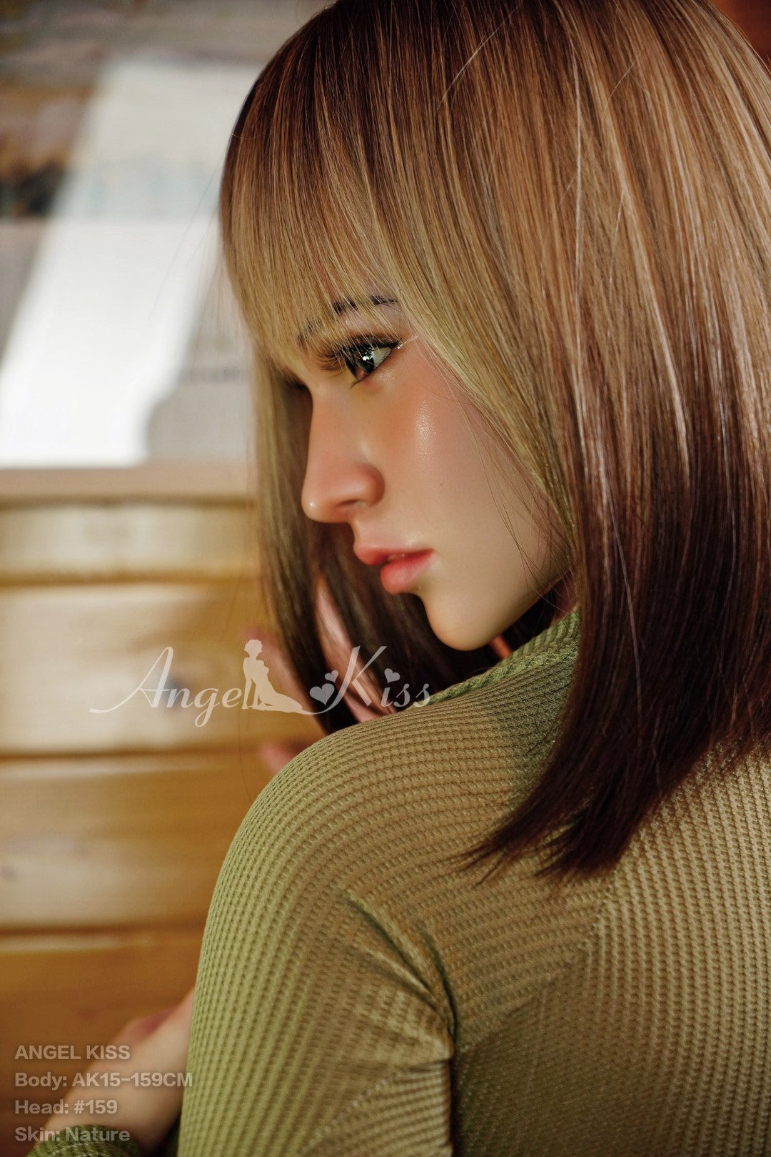 Riley muñeca sexual (AK-Muñeca 159cm F-Cup #159 Silicona)
