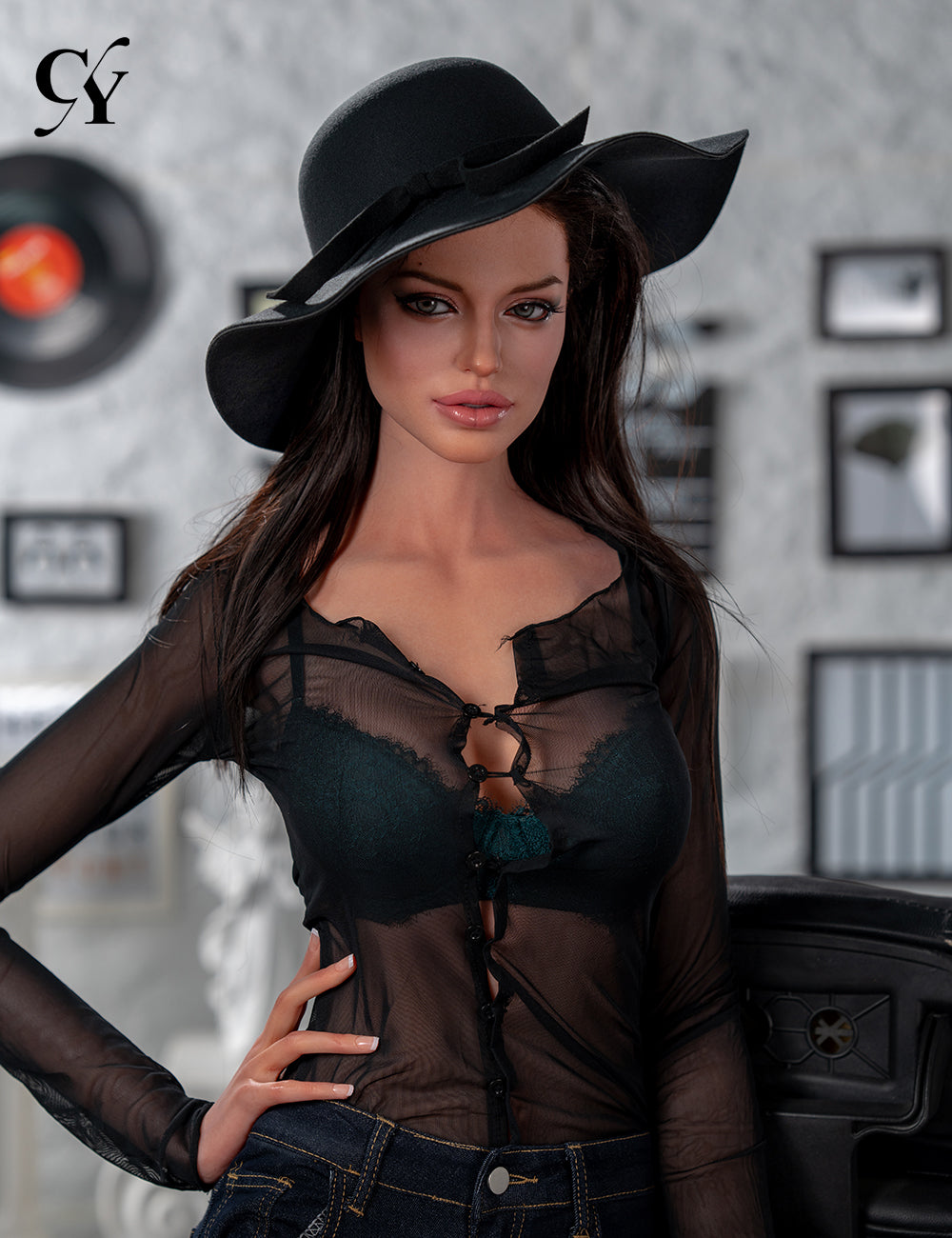 escarlata muñeca sexual (TOP CYDOLL Copa D de 170 cm (TPE+Silicona)