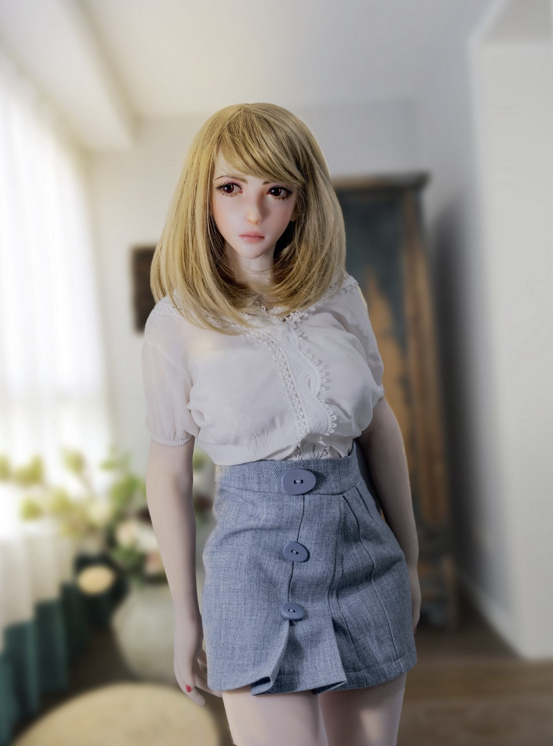 mar miko muñeca sexual (Elsa Babe 102cm HA001 Silicona)