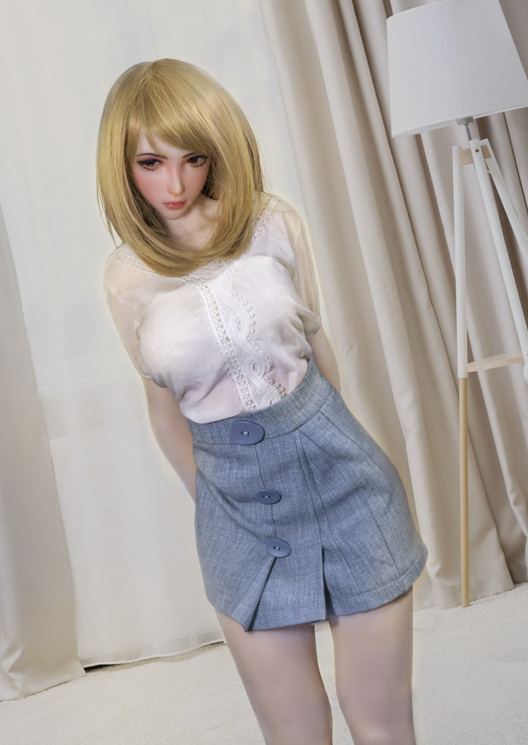 mar miko muñeca sexual (Elsa Babe 102cm HA001 Silicona)