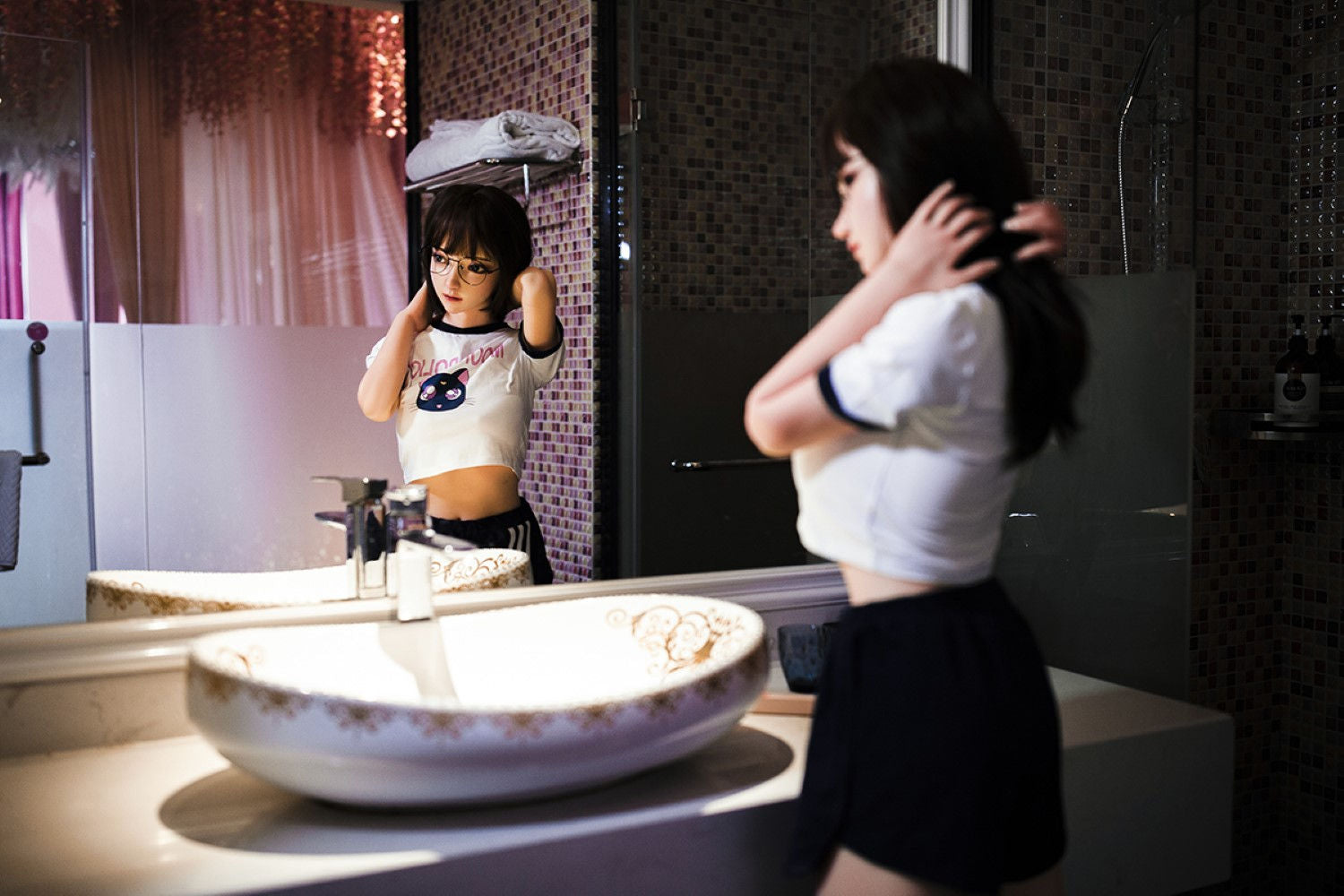 anny muñeca sexual (SHEDOLL Copa D de 148 cm #SH004 TPE+silicona)