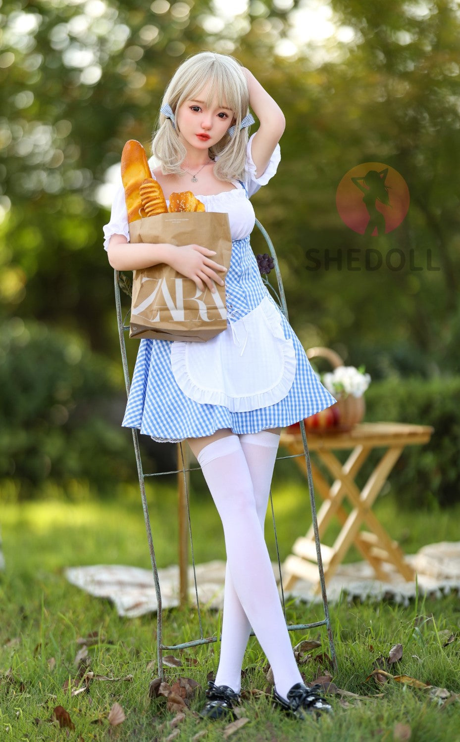 Yuan muñeca sexual (SHEDOLL Copa D de 148 cm #SH032 TPE+silicona)