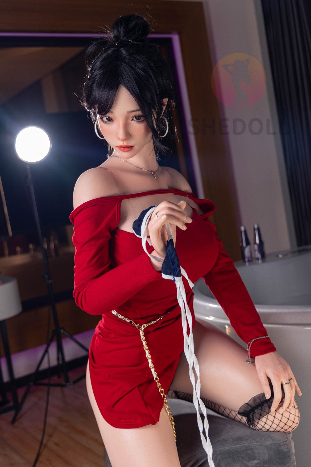 Rosa muñeca sexual (SHEDOLL 165 cm E-Cup #SH051 2.0 Silicona)