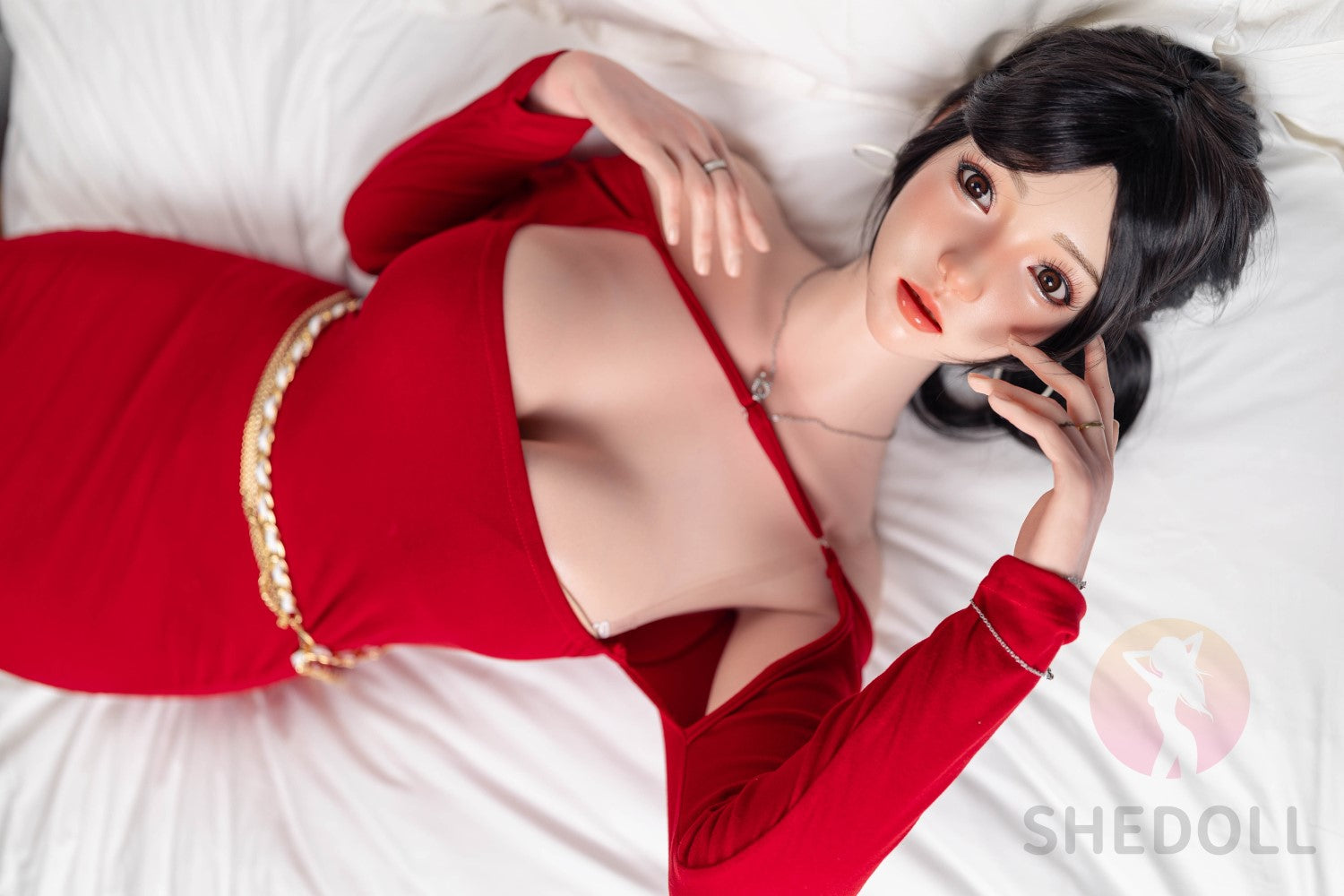 Rosa muñeca sexual (SHEDOLL 165 cm E-Cup #SH051 2.0 Silicona)