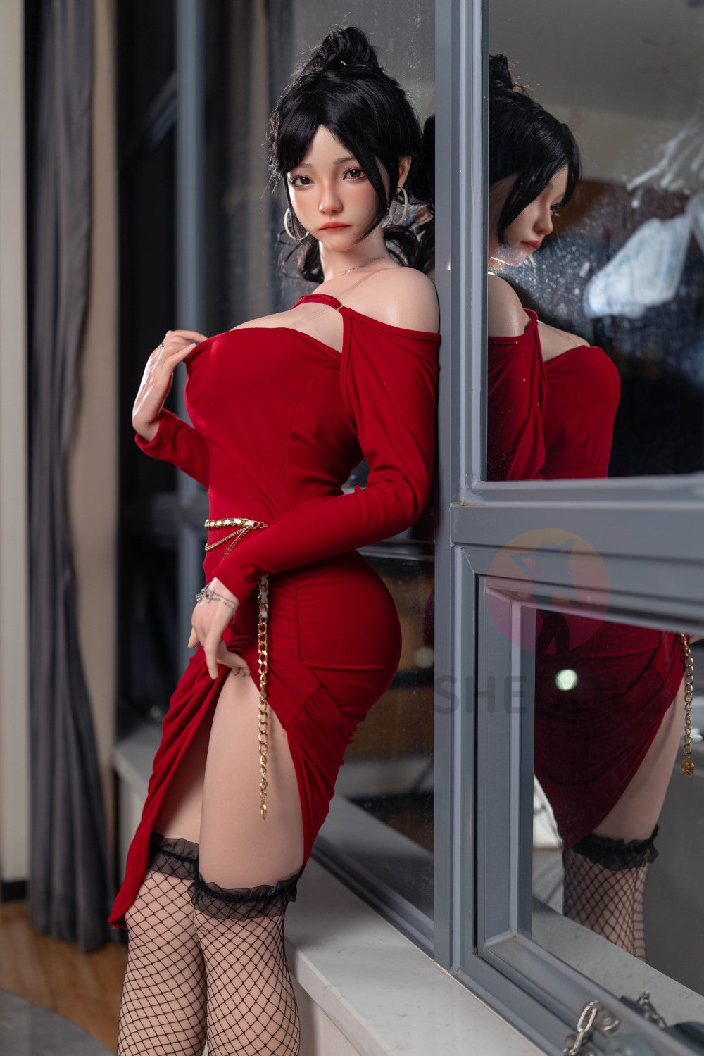 Rosa muñeca sexual (SHEDOLL 165 cm E-Cup #SH051 2.0 Silicona)