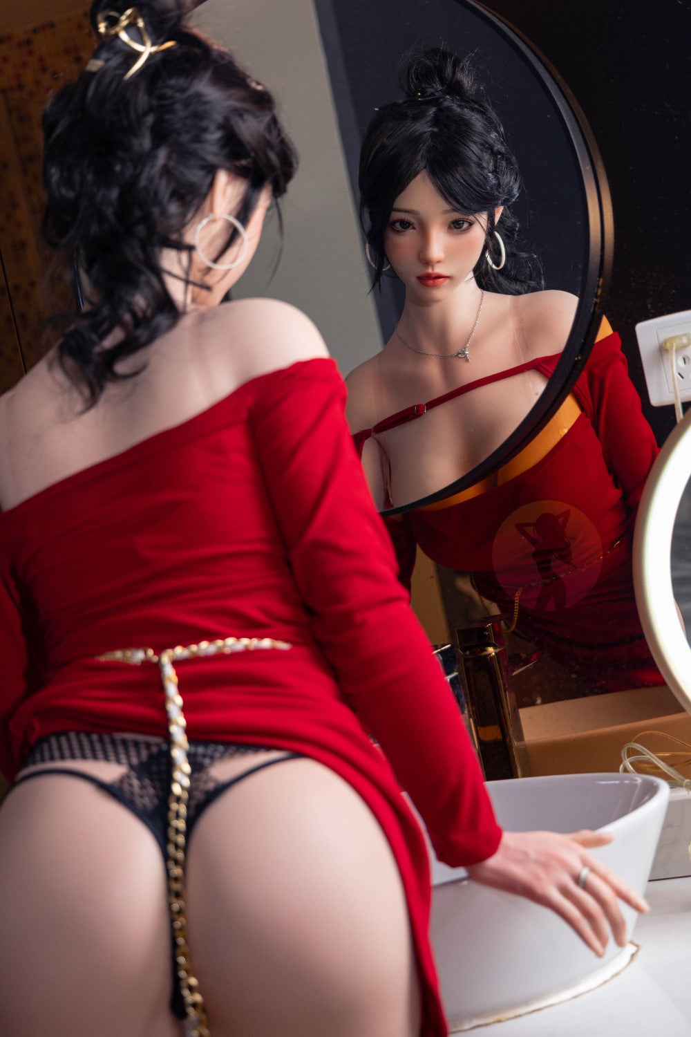 Rosa muñeca sexual (SHEDOLL 165 cm E-Cup #SH051 2.0 Silicona)