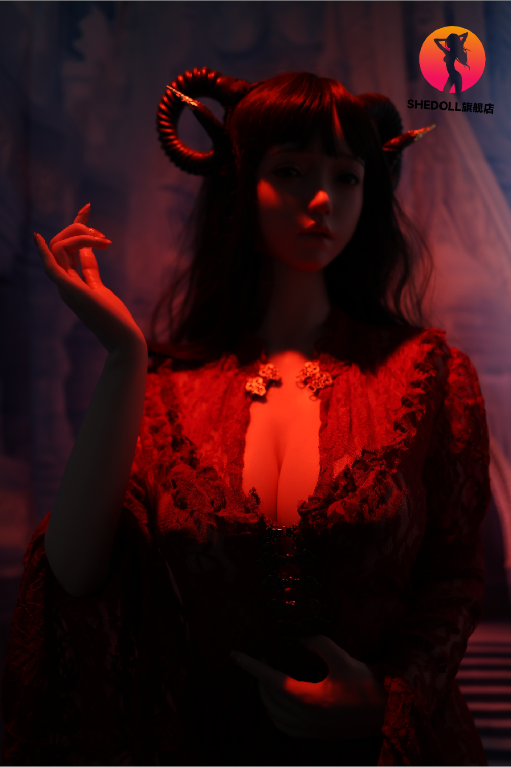 cholé muñeca sexual (SHEDOLL Copa H de 163 cm #SH071 (silicona)