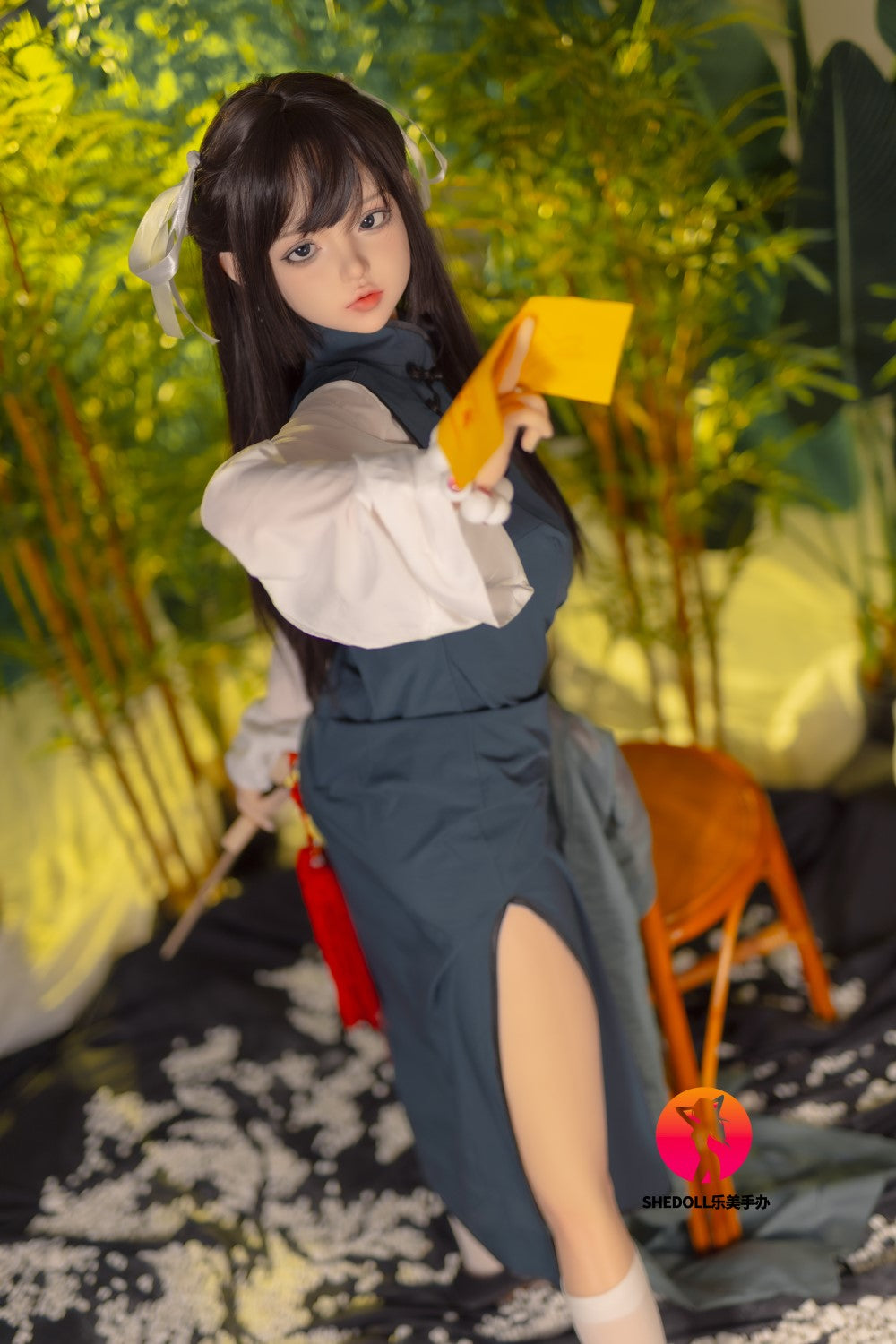 dora muñeca sexual (SHEDOLL 148 cm D-Cup #SH086 2.0 Silicona)