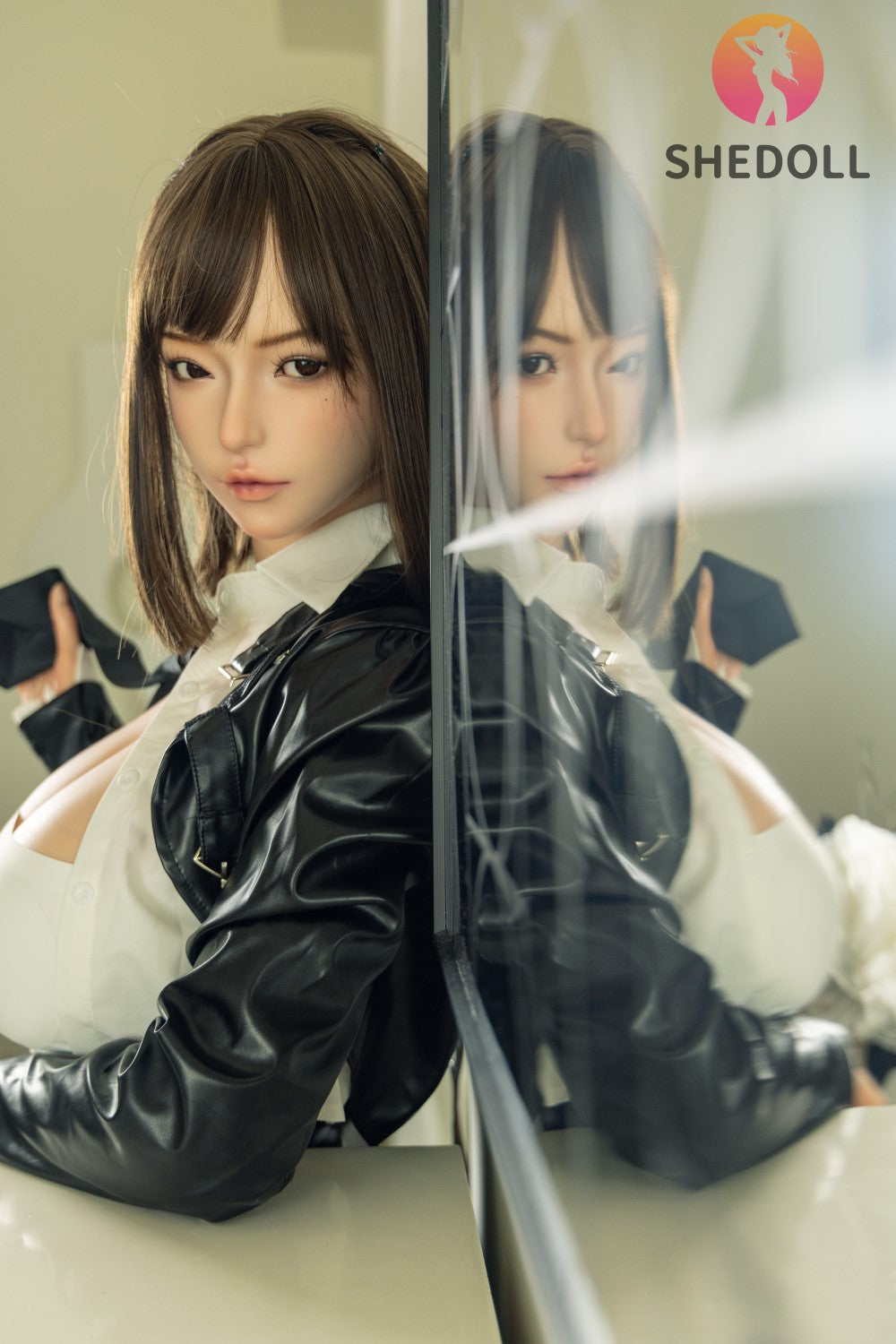 Abril muñeca sexual (SHEDOLL Copa H de 163 cm #SH092 2.0 Silicona)