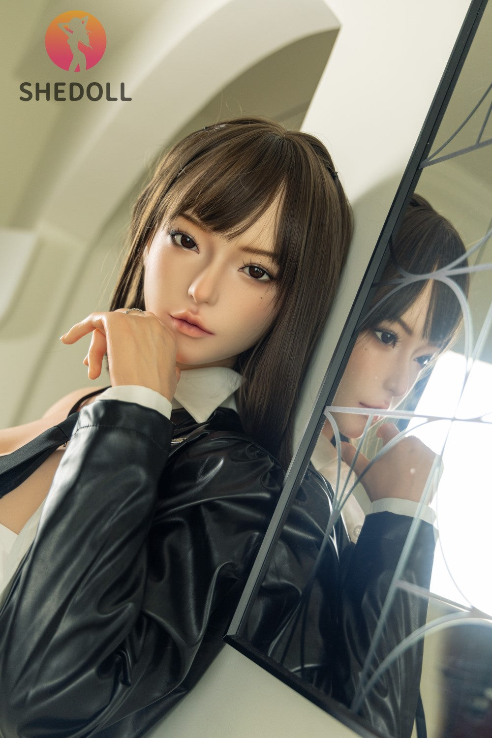 Abril muñeca sexual (SHEDOLL Copa H de 163 cm #SH092 2.0 Silicona)