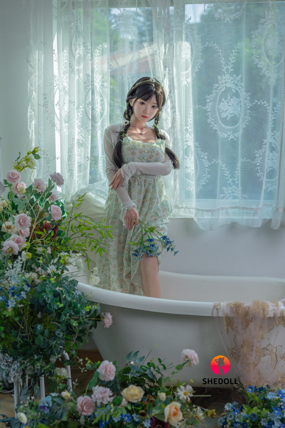 Cal muñeca sexual (SHEDOLL 158 cm Copa C #SH100 2.0 Silicona)