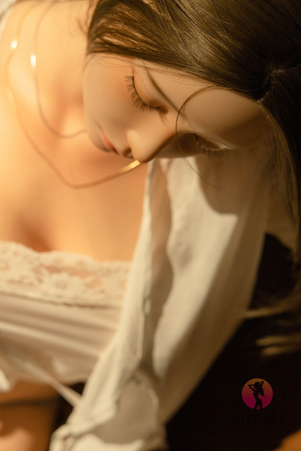 Cheryl durmiendo muñeca sexual (SHEDOLL 165 cm E-Cup #SH101 2.0 Silicona)