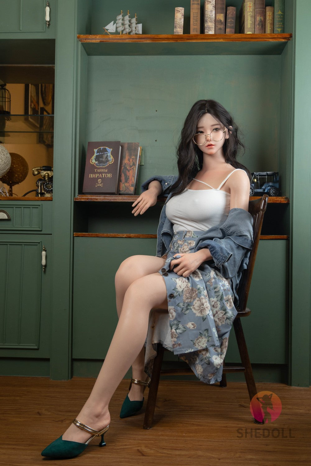 Jazmín muñeca sexual (SHEDOLL 165 cm E-Cup #SH102 2.0 Silicona)