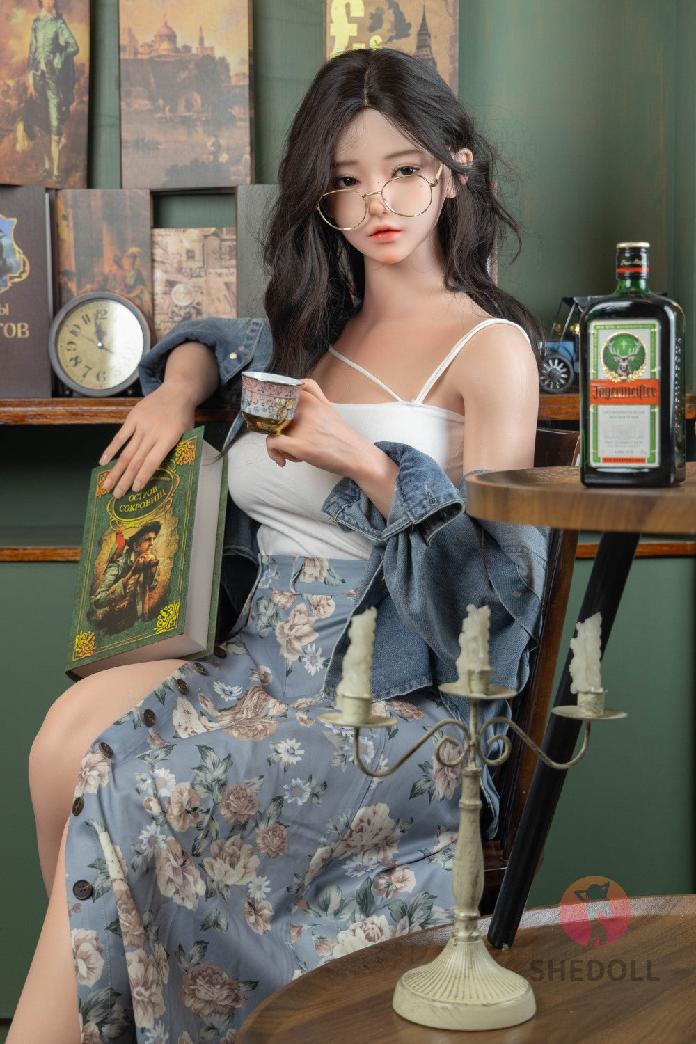 Jazmín muñeca sexual (SHEDOLL 165 cm E-Cup #SH102 2.0 Silicona)