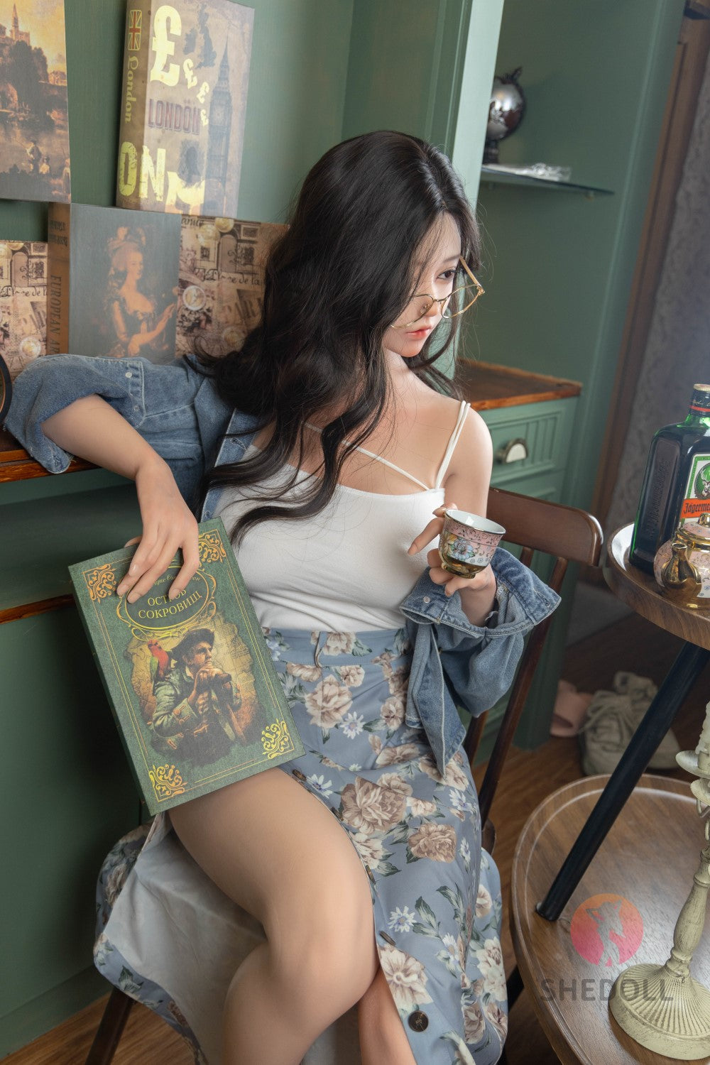 Jazmín muñeca sexual (SHEDOLL 165 cm E-Cup #SH102 2.0 Silicona)