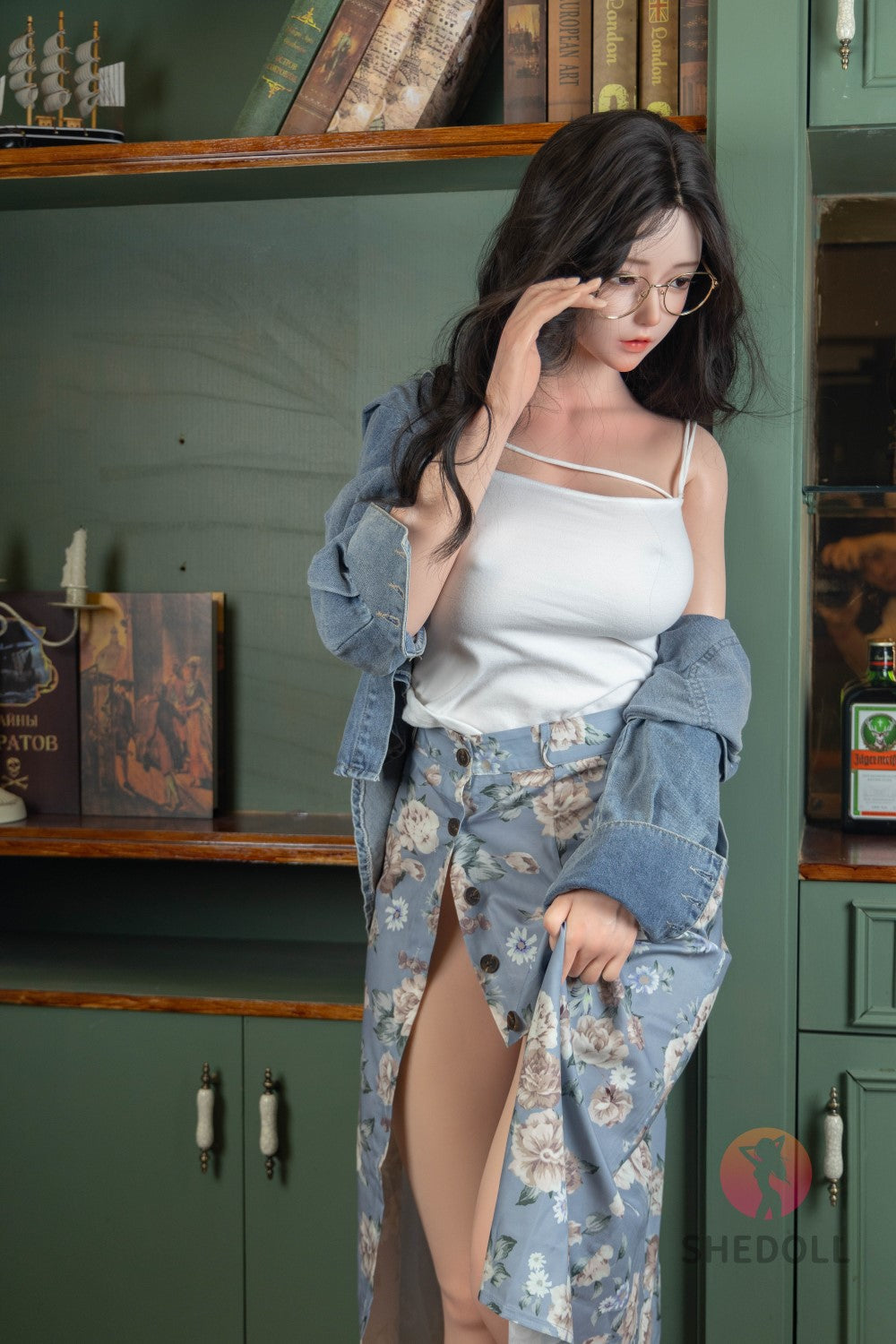 Jazmín muñeca sexual (SHEDOLL 165 cm E-Cup #SH102 2.0 Silicona)