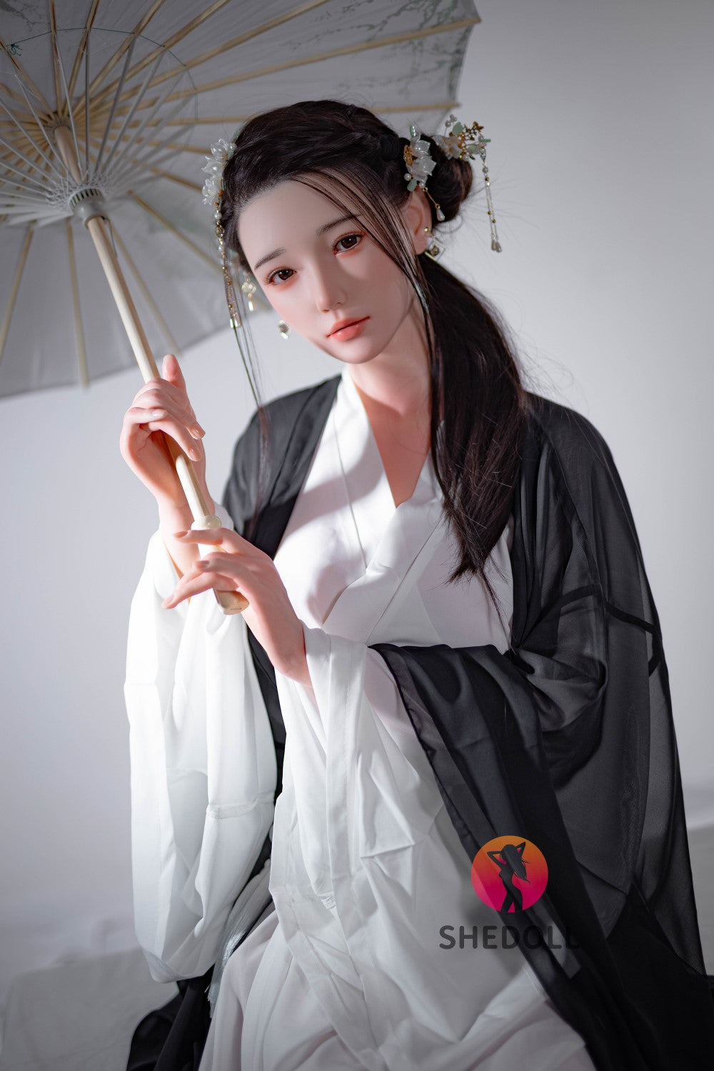 Ay muñeca sexual (SHEDOLL Copa E de 165 cm #SH107 (silicona)