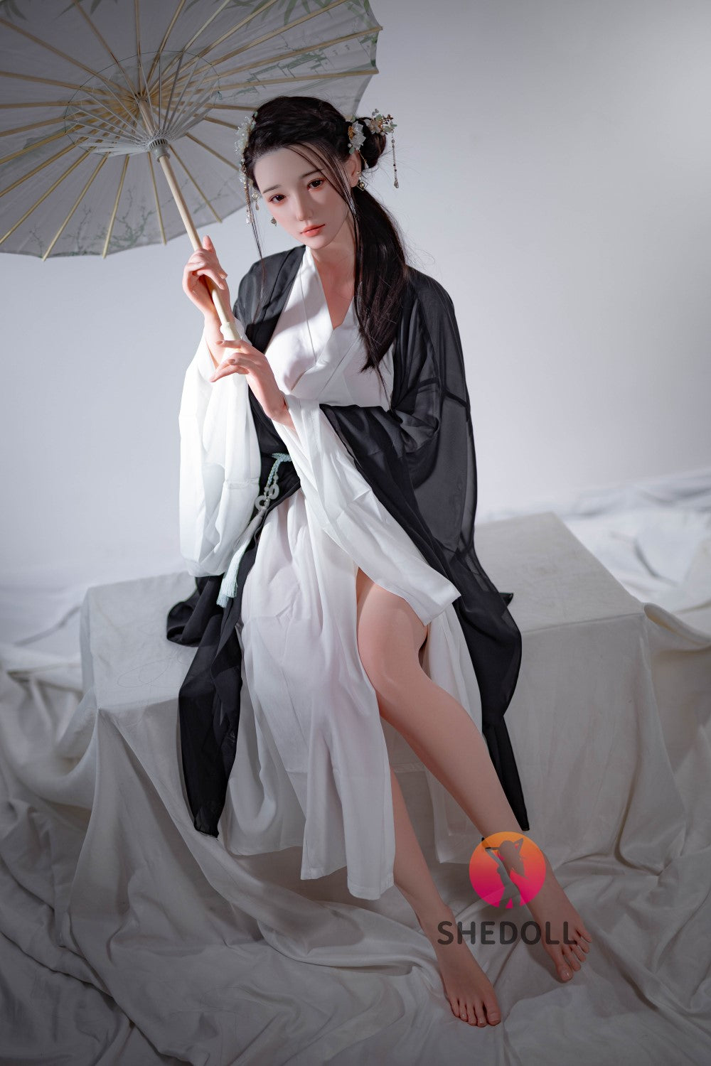 Ay muñeca sexual (SHEDOLL Copa E de 165 cm #SH107 (silicona)