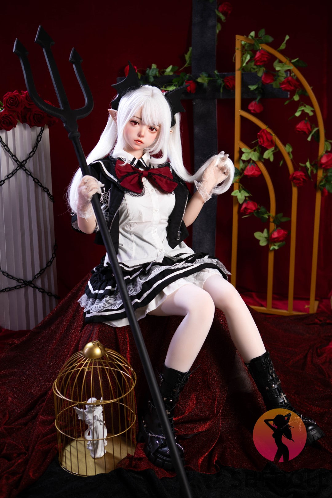 dora muñeca sexual (SHEDOLL 148 cm D-Cup #SH125 2.0 Silicona)