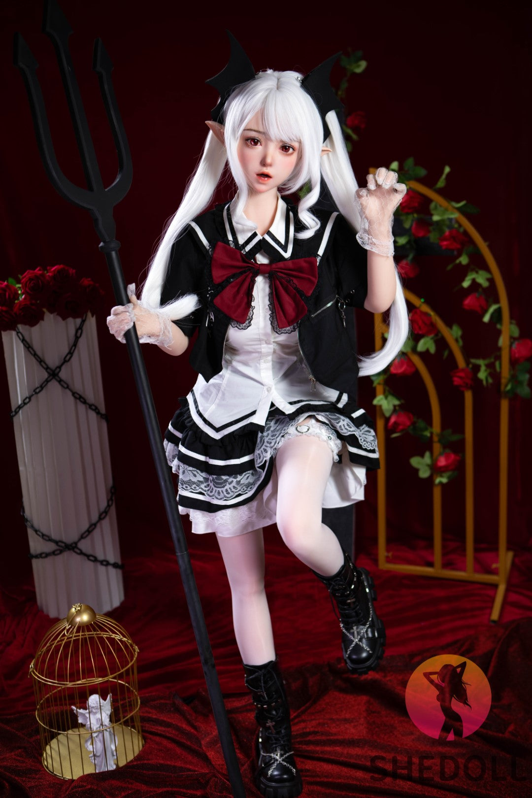 dora muñeca sexual (SHEDOLL 148 cm D-Cup #SH125 2.0 Silicona)