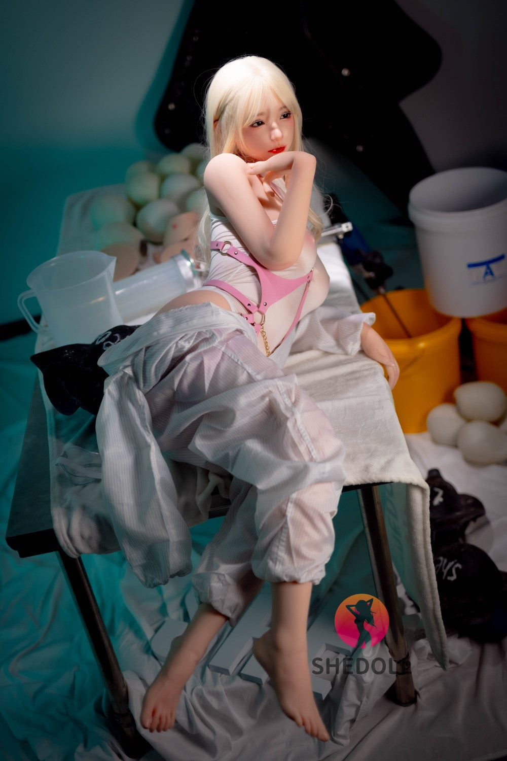 charlene muñeca sexual (SHEDOLL Copa C de 158 cm #SH130 2.0 TPE+silicona)