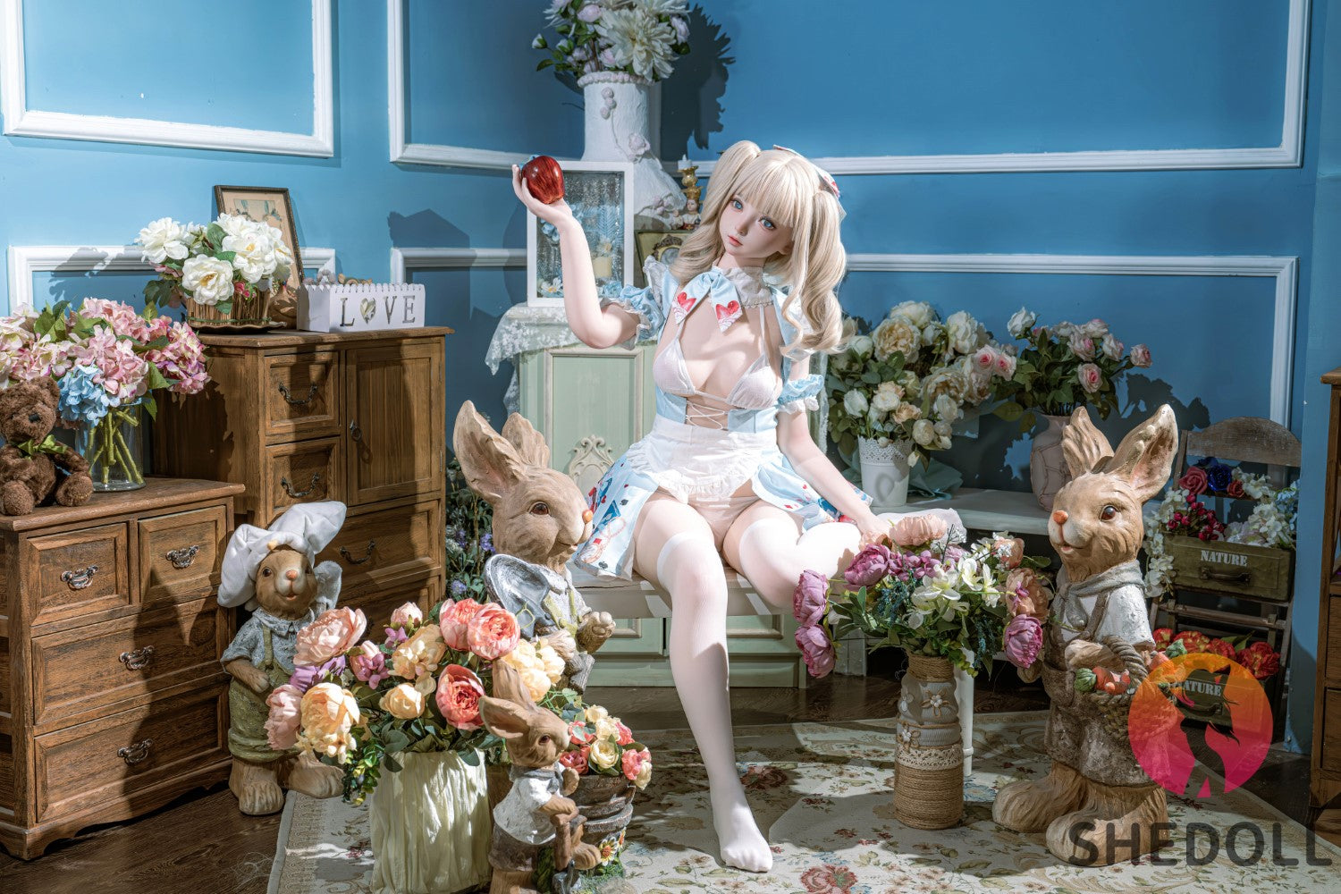 nancy muñeca sexual (SHEDOLL Copa B de 150 cm #SH135 2.0 TPE+Silicona)