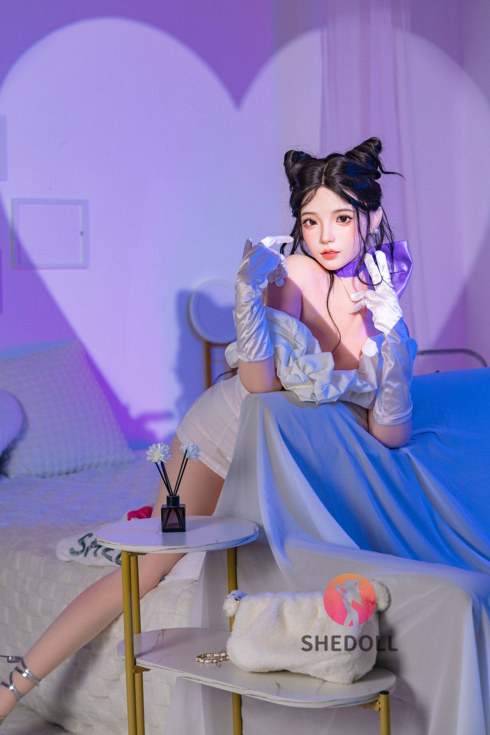Rosa muñeca sexual (SHEDOLL Copa D de 168 cm #SH138 2.0 TPE+silicona)