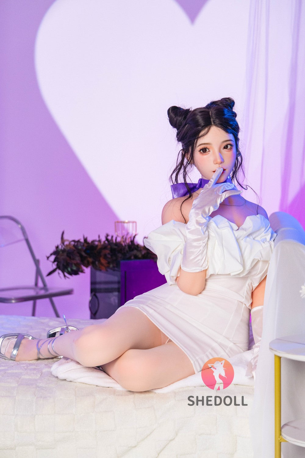 Rosa muñeca sexual (SHEDOLL Copa D de 168 cm #SH138 2.0 TPE+silicona)