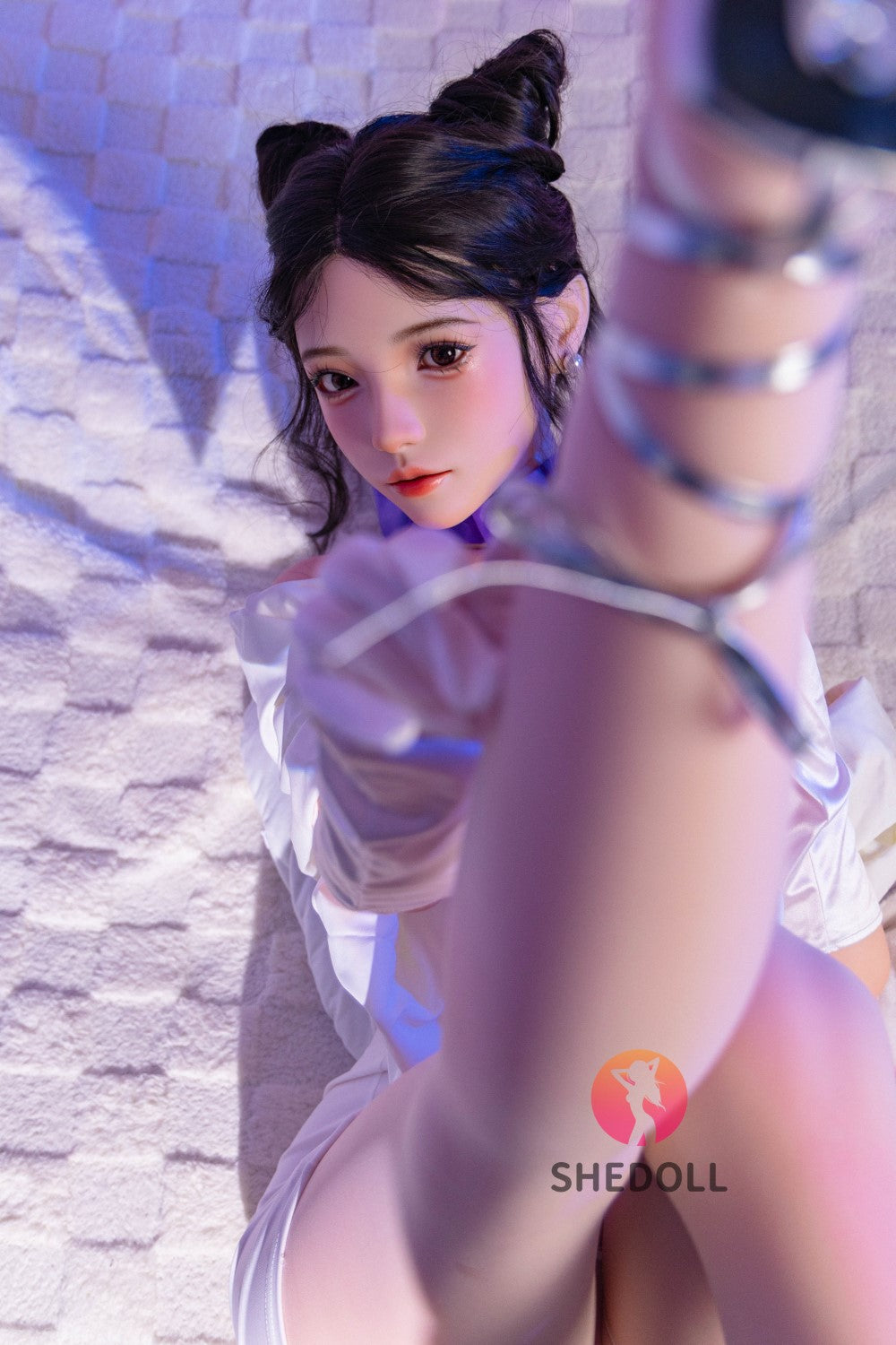 Rosa muñeca sexual (SHEDOLL Copa D de 168 cm #SH138 2.0 TPE+silicona)