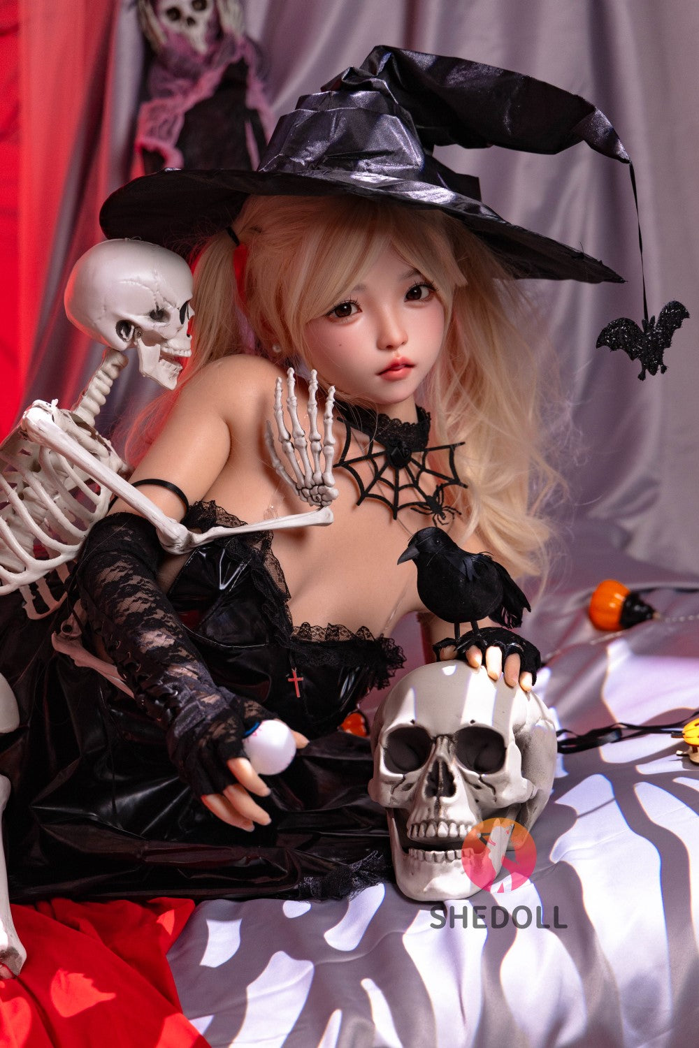 Dulce muñeca sexual (SHEDOLL 148 cm D-Cup #SH148 2.0 Silicona)