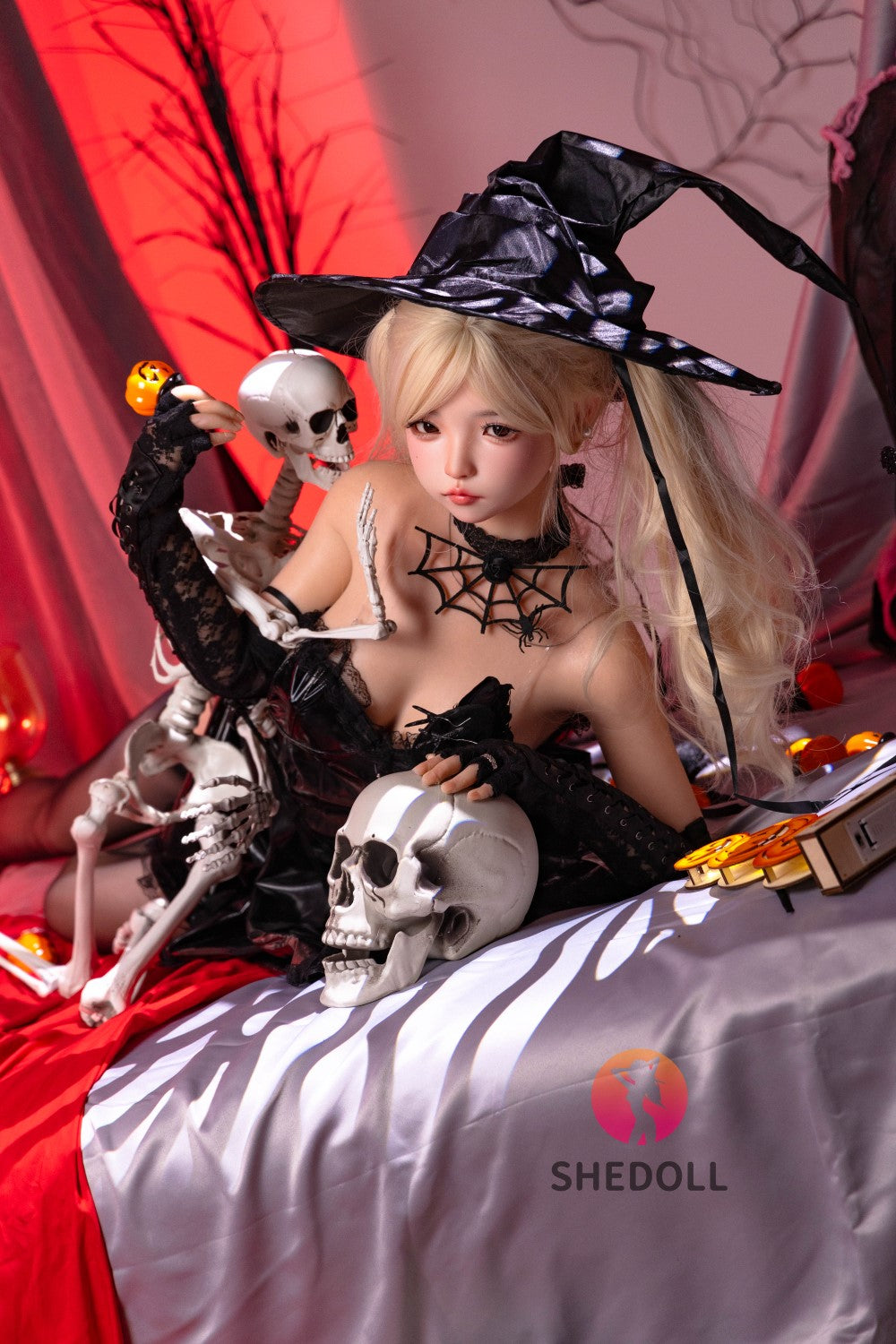 Dulce muñeca sexual (SHEDOLL 148 cm D-Cup #SH148 2.0 Silicona)