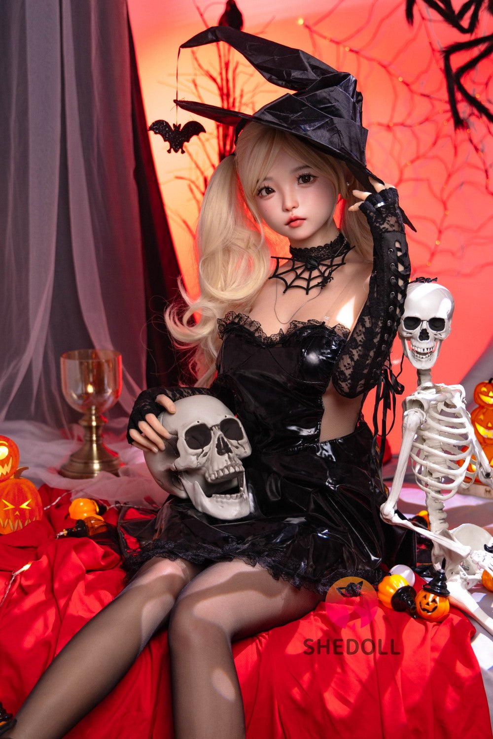 Dulce muñeca sexual (SHEDOLL 148 cm D-Cup #SH148 2.0 Silicona)