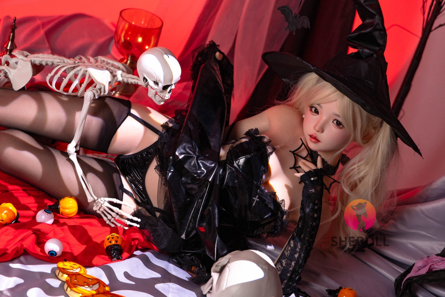 Dulce muñeca sexual (SHEDOLL 148 cm D-Cup #SH148 2.0 Silicona)