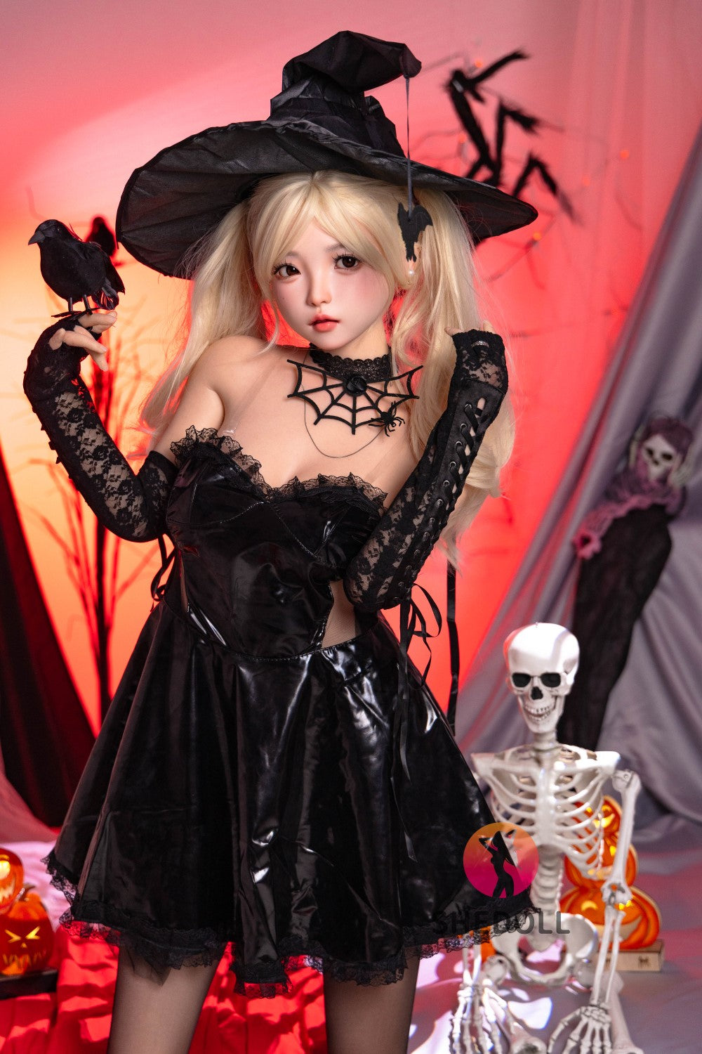 Dulce muñeca sexual (SHEDOLL 148 cm D-Cup #SH148 2.0 Silicona)